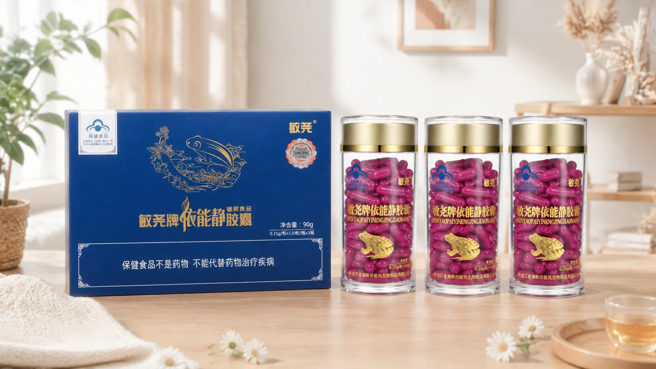 依能静精品款蓝色礼盒